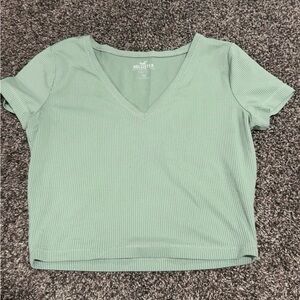 Hollister Women's Mint Short Sleeve Tee